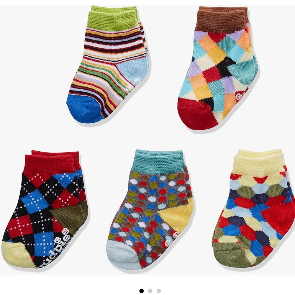 NWT Mud Pie Little Gentlemen Multicolor Boys’ Sock Set - Picture 4 of 4